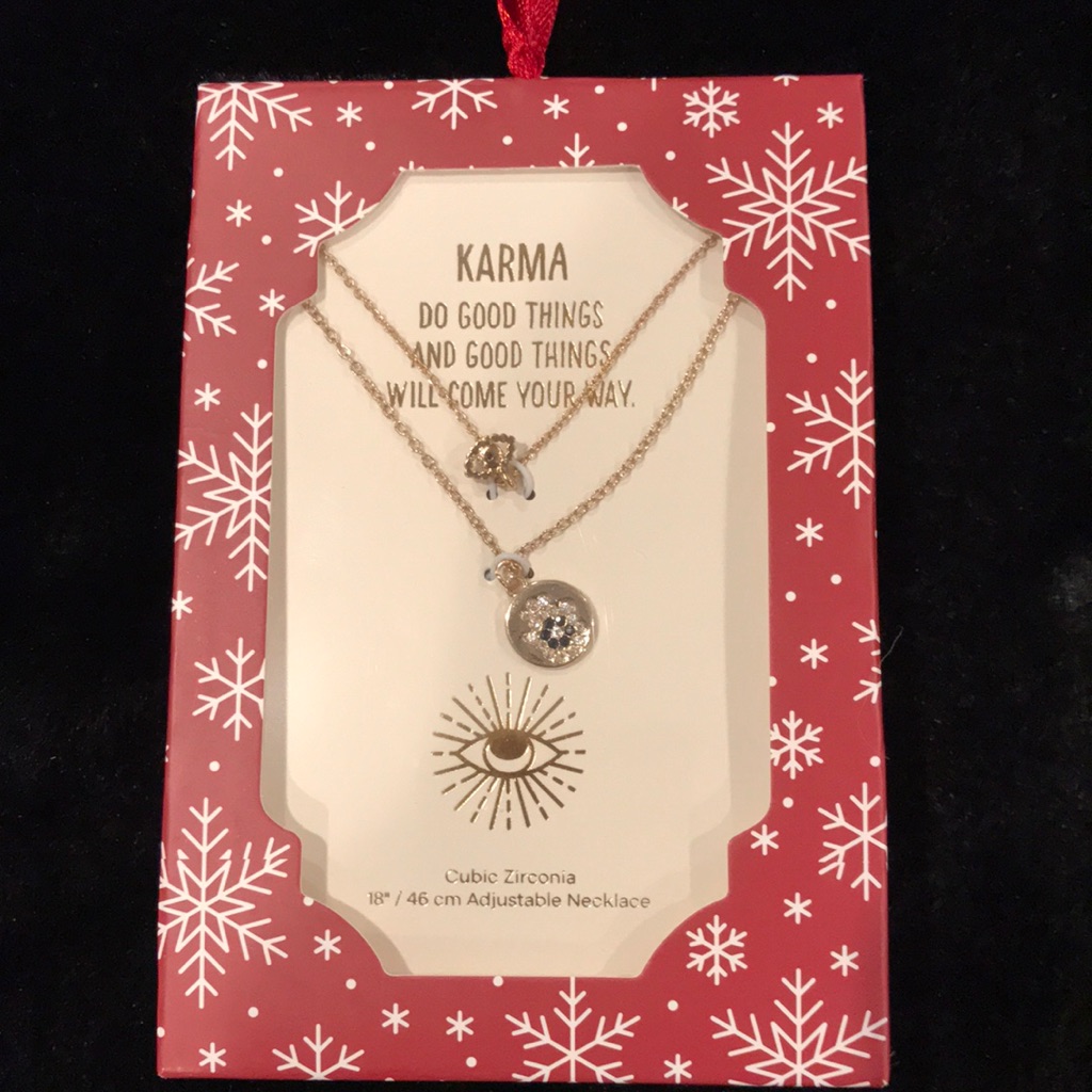 Brand New “Karma” Necklace